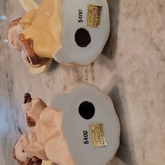 Vintage 70s Homco Angel's Set of 2 - Picture 2 of 6